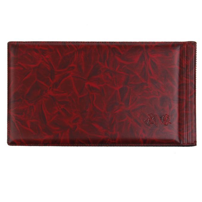 2Pcs Money Collectors Collecting Album 60 Money Holders Wine Red &