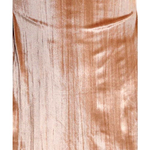 D-ring Belted Velvet  Dress - Brown