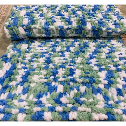Unisex Baby Blanket - 40 X 40 Inches - Multi-colour