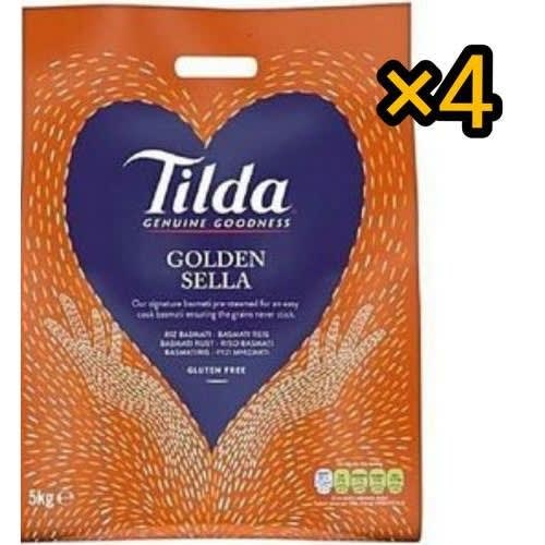 Golden Sella Basmati Rice - 5kg X 4 Bags