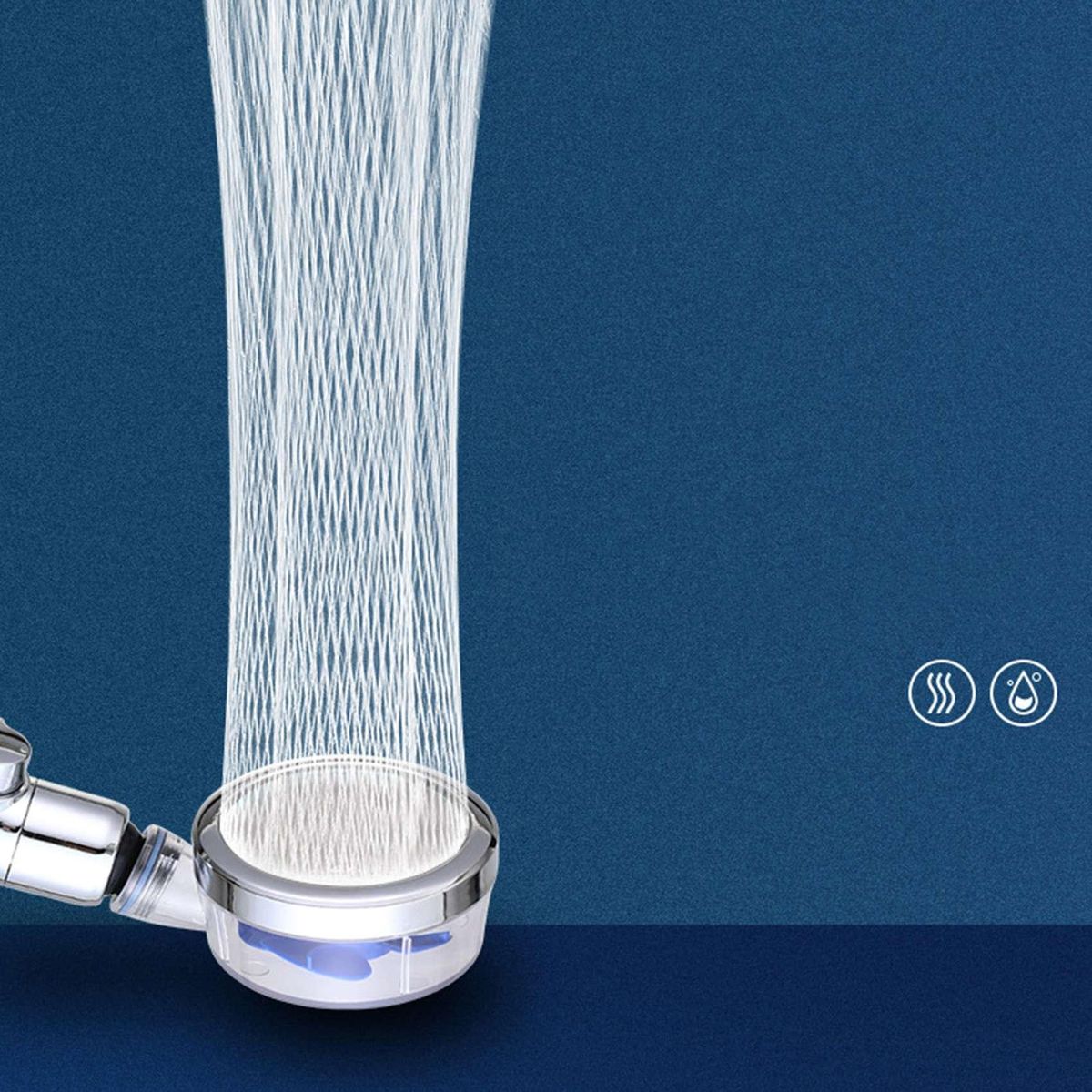 Pressurized Shower Head High Pressure Detachable 360°