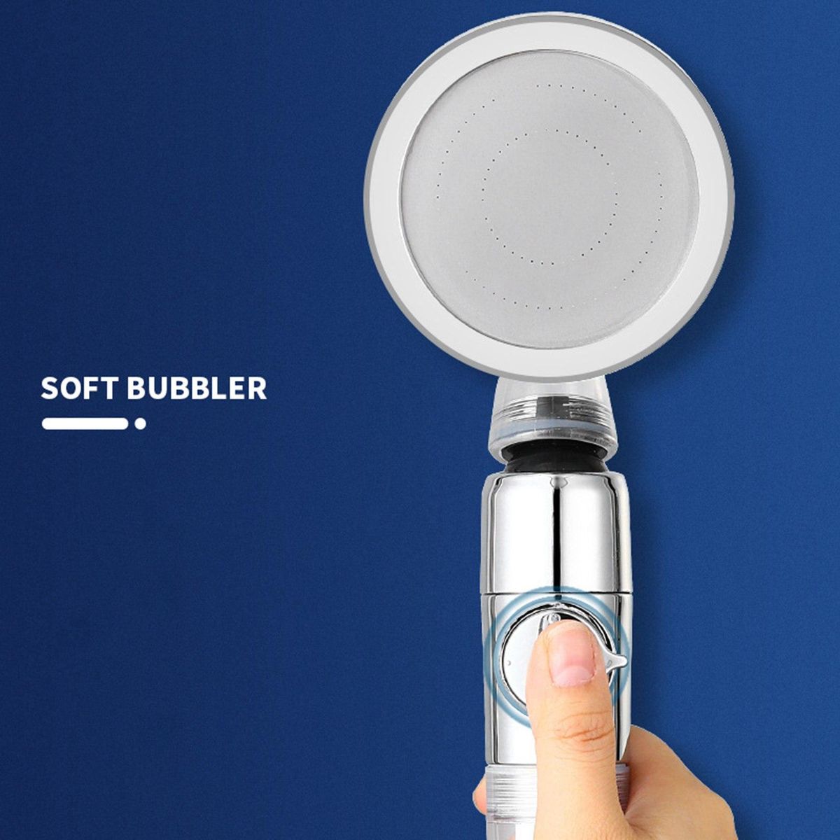 Pressurized Shower Head High Pressure Detachable 360°