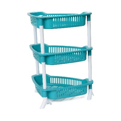 Angular Trolley Set - 3 Tier Dish Rack