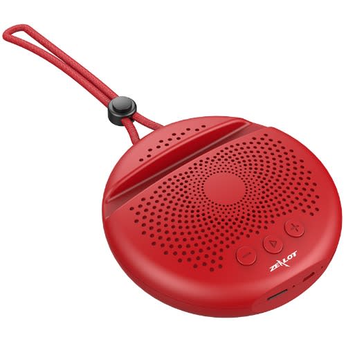 Portable Bluetooth Speaker + Phone Holder For Watching Films With 12hours Lasting Battery-red