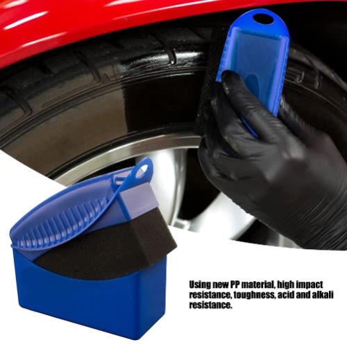 Car Wheel Waxing Sponge Brush - Blue