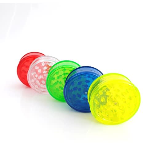 A Box Of Plastic Herb Grinder - 60mm (12pcs)