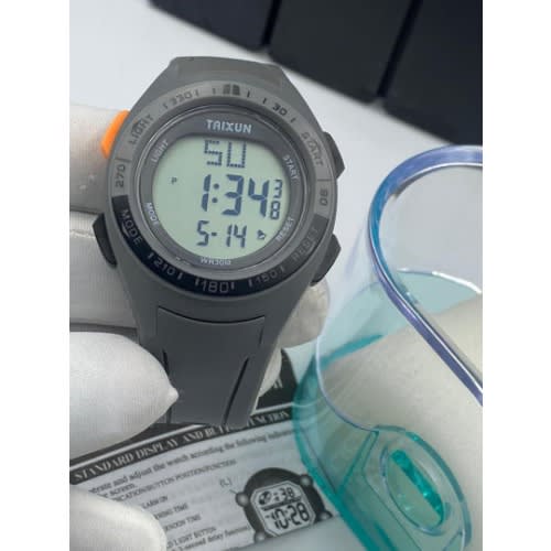 Men Tx Digital Wristwatch- Grey