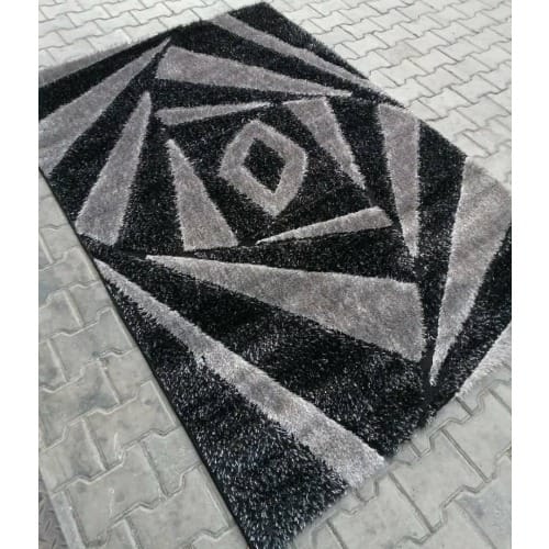 4 By 6ft Pattern Multicolor Center Shaggy Rug