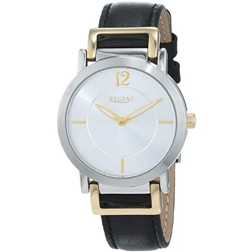 Women's Leather Watch, Black