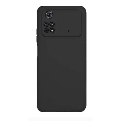 Silicon Back Case For Xiaomi Poco M4 Pro 4g - Black