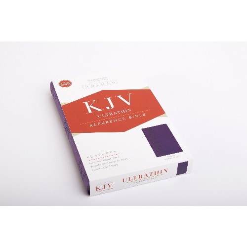 Kjv Ultrathin Reference Bible - Value Edition - Imitation Leather - Purple