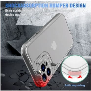 Folding Kickstand Camera Protection Case For iPhone 13 Pro Max