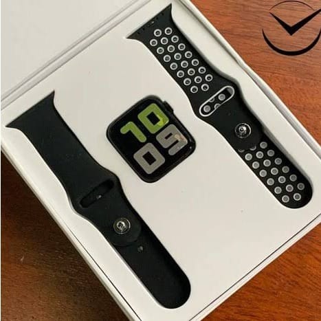 T55 Smart Watch With Extra Strap - Black