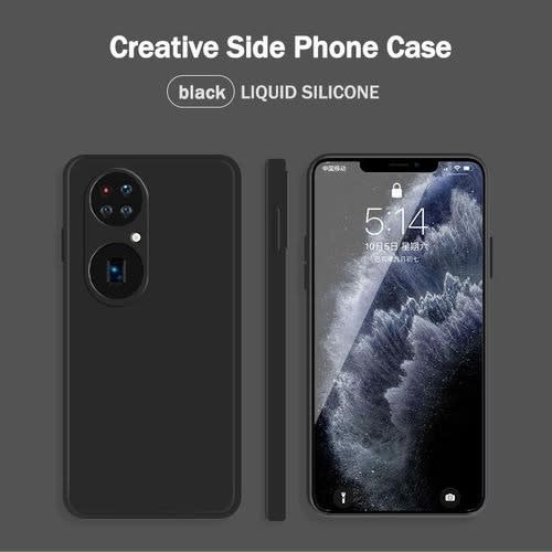 Silicon Back Case For Huawei P50 Pro - Black