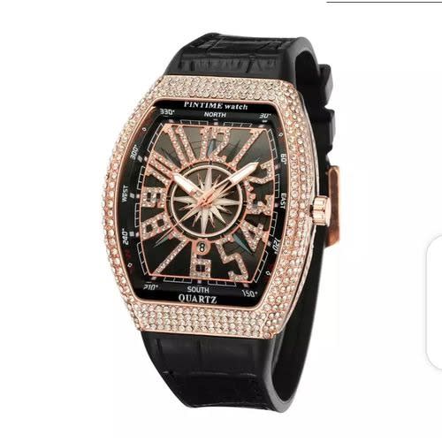Super Classy & Sophisticated Non Fading Unisex Rubber Strap