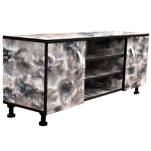 Television Stand - Grey Multicolor