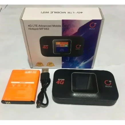 Olax 4g Lte - Advanced Mobile Wi-Fi With  Display Screen With  3000mAh Battery Capacity