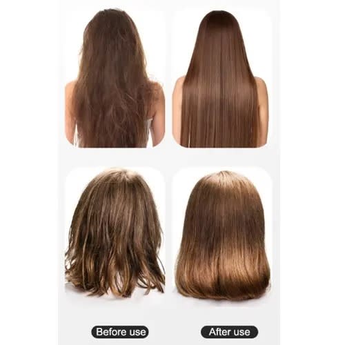 Hair Straightener Brush And Curler - 45w