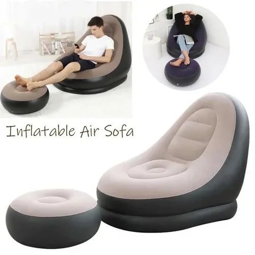 Inflatable Air Sofa + Electric Pump