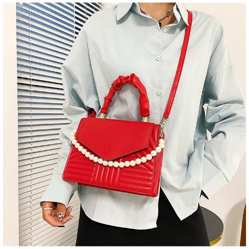 Ladies Hand Bags - Red