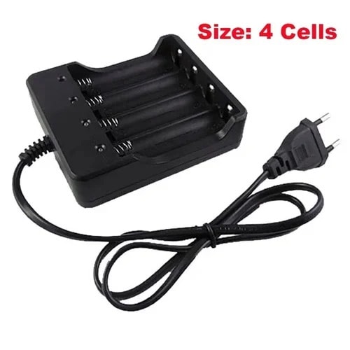 4 Slot Li-ion  3.7v Battery Charger- direct current