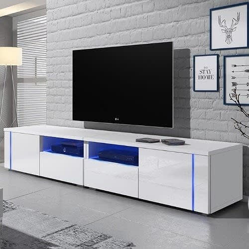 Double TV Stand For TVs Up To 70