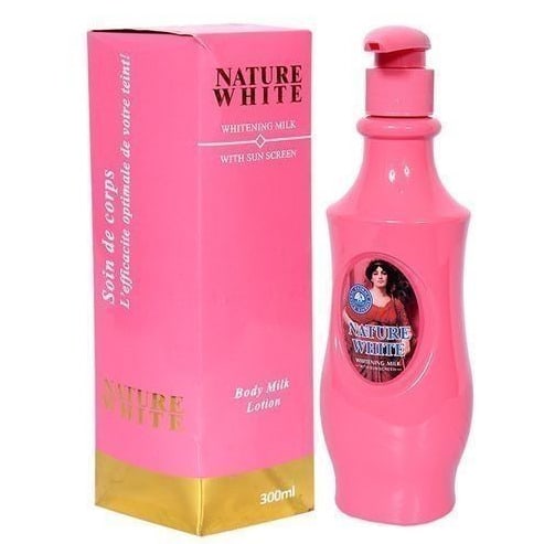 Nature White Sunscreen Whitening Body Milk Lotion (300ml)