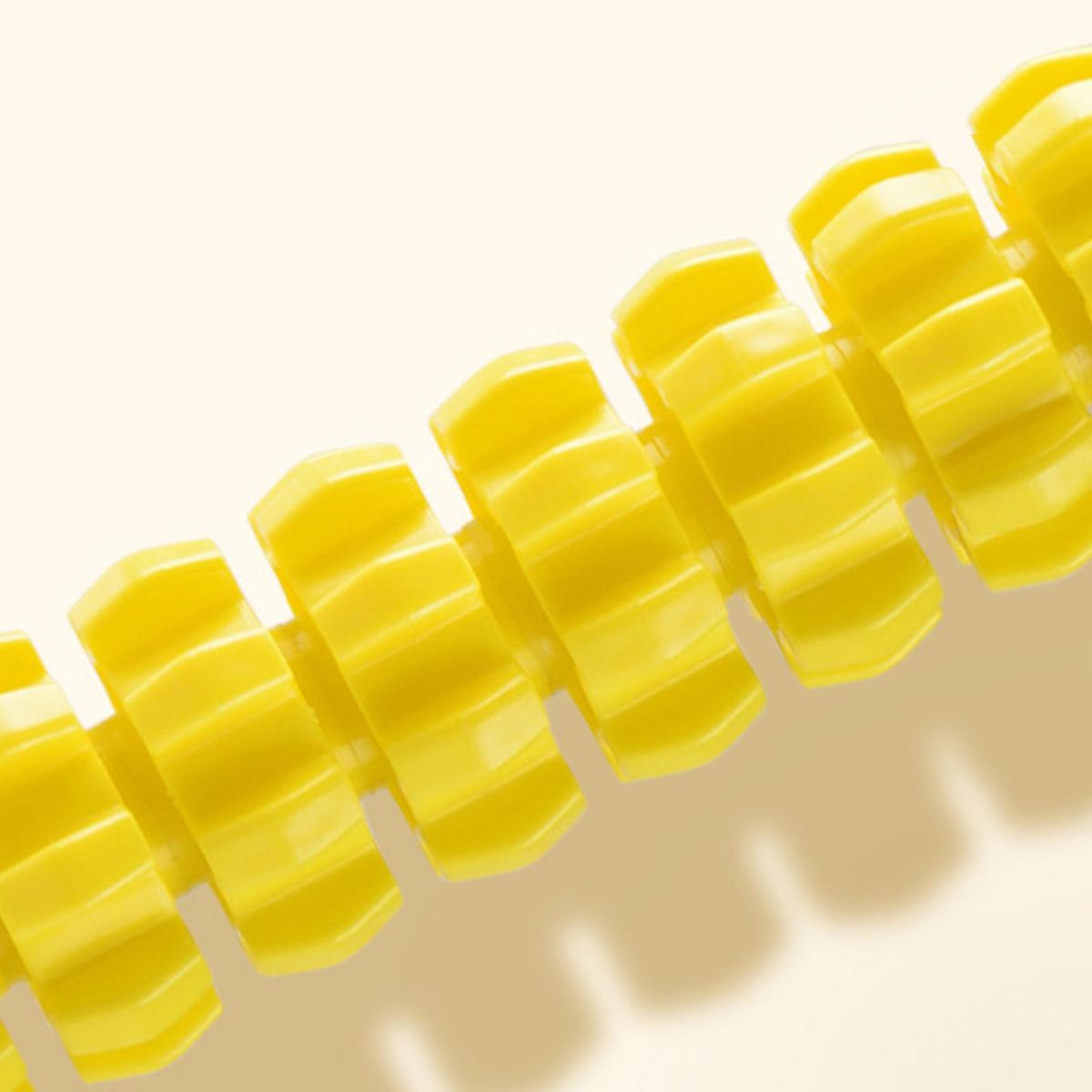 Gear Massager Yoga Abdominal Massage Stick Yellow
