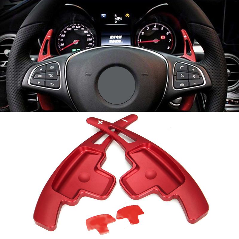 2pcs Car Steering Wheels Shift Paddle Shifter Extension For
