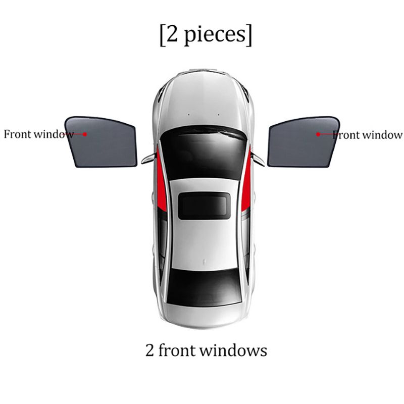 For Toyota Camry XV70 2018-2023 Front Windshield Frame Curtain Magnetic Car Sunshade Shield Re WEF