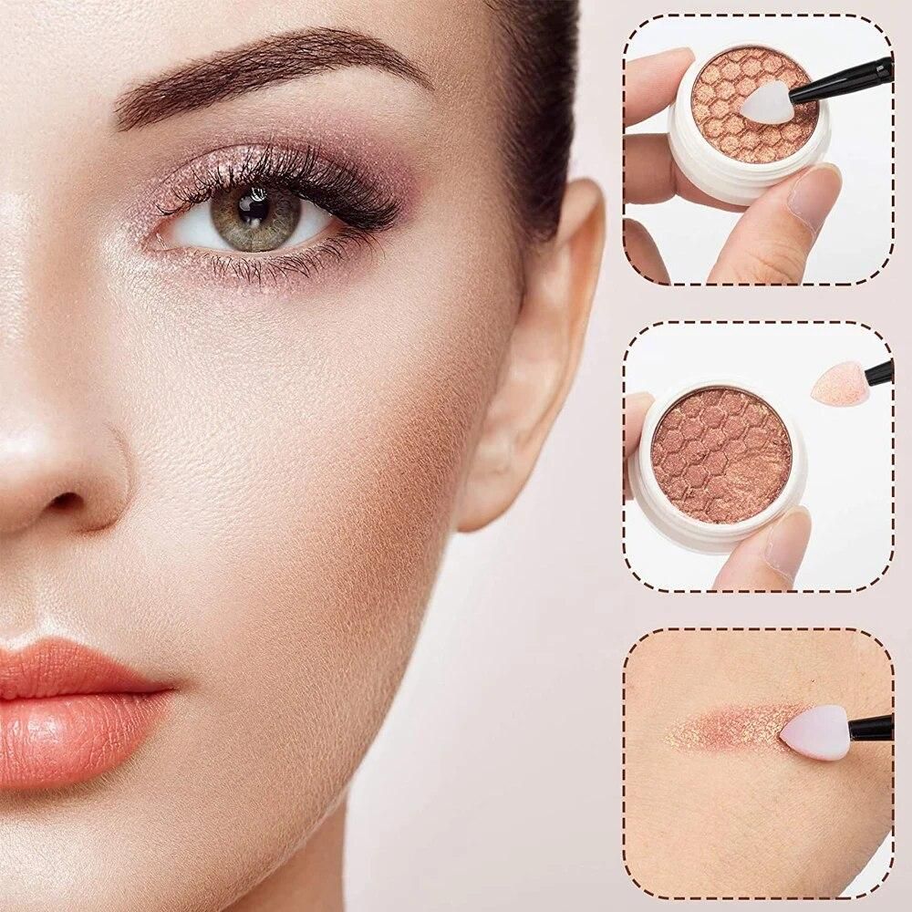 5Pcs Soft Silicone Eyeshadow Brushes Make Up Lip Eyebrow Eyeliner Applicator Professional Makeup Brush Beauty Eyes Cosmetic Tool