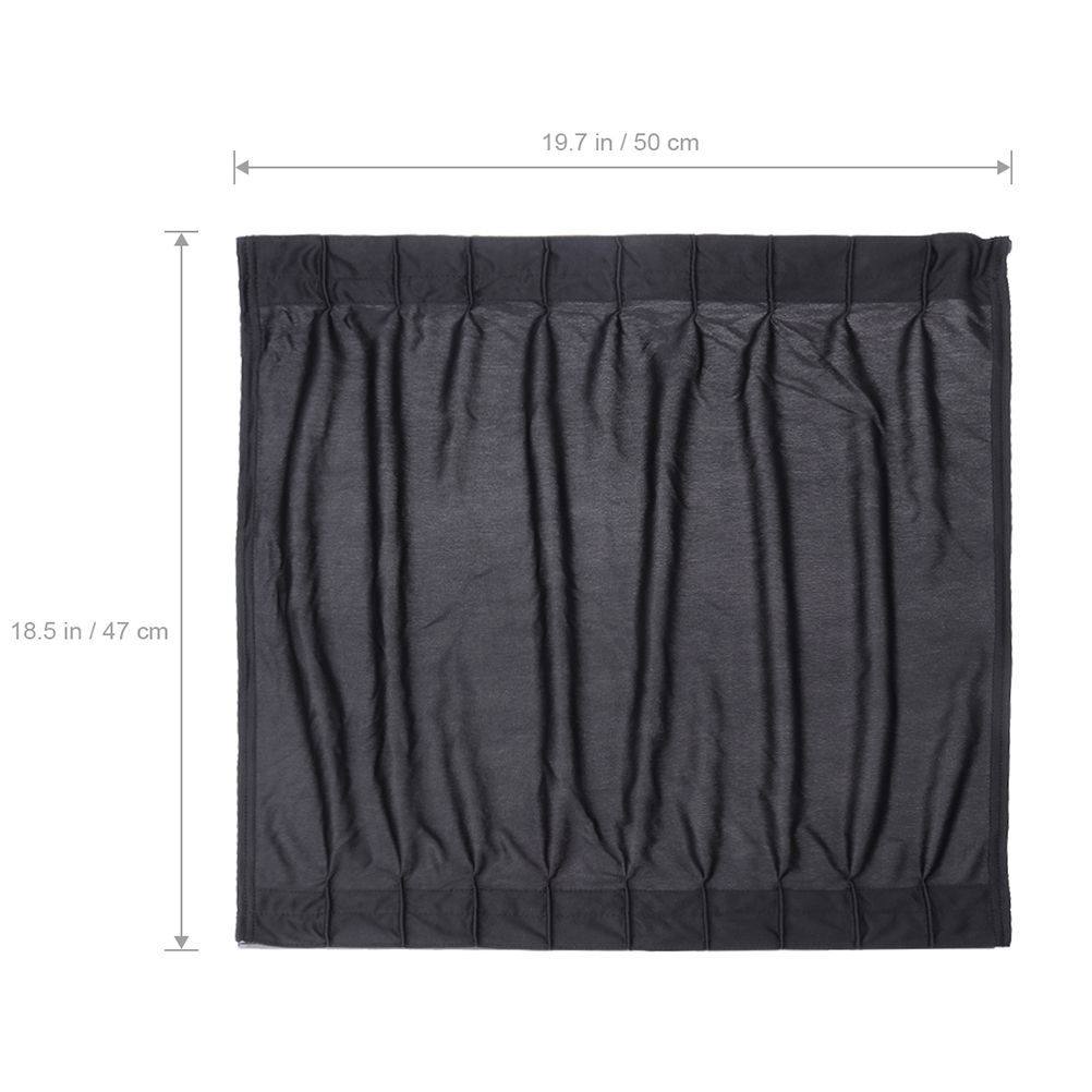 2 Pcs Black Curtains Car Side Window Curtain Blinds Car Curtains Rear Windshield Sun Shade WEF WEF