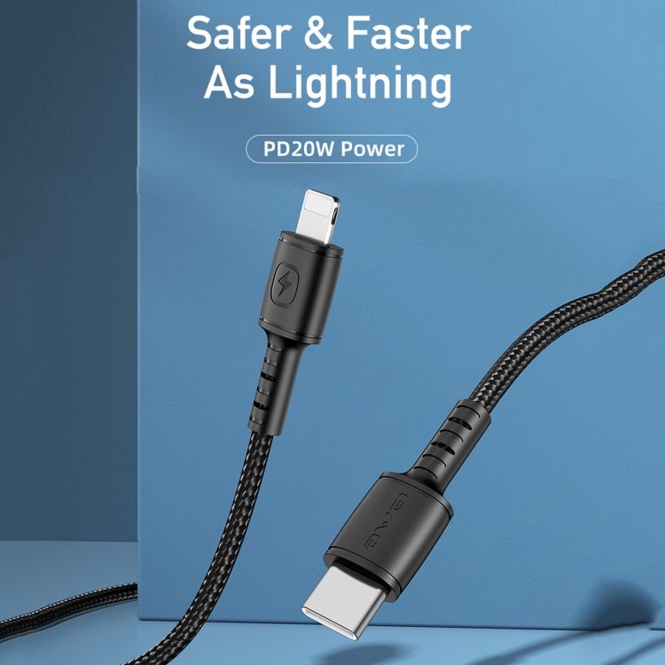 CL-118L Type-C / USB-C To 8 Pin Fast Charging Data Cable