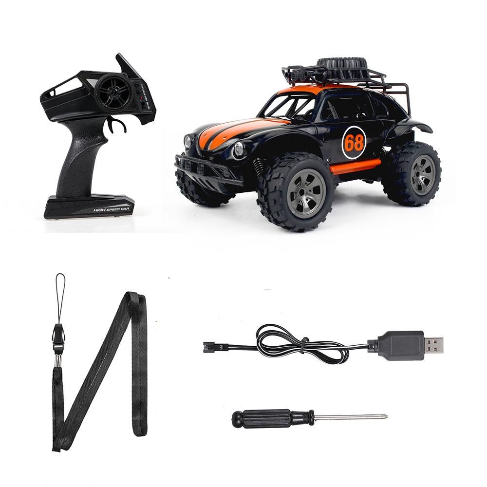 KY-1816A RC Truck 2.4G 2WD 1/18 Scale RC Crawler Off-road Truck Infinite Speed RC Car Solid Durable RC Car Toys for Kids Adults RTR