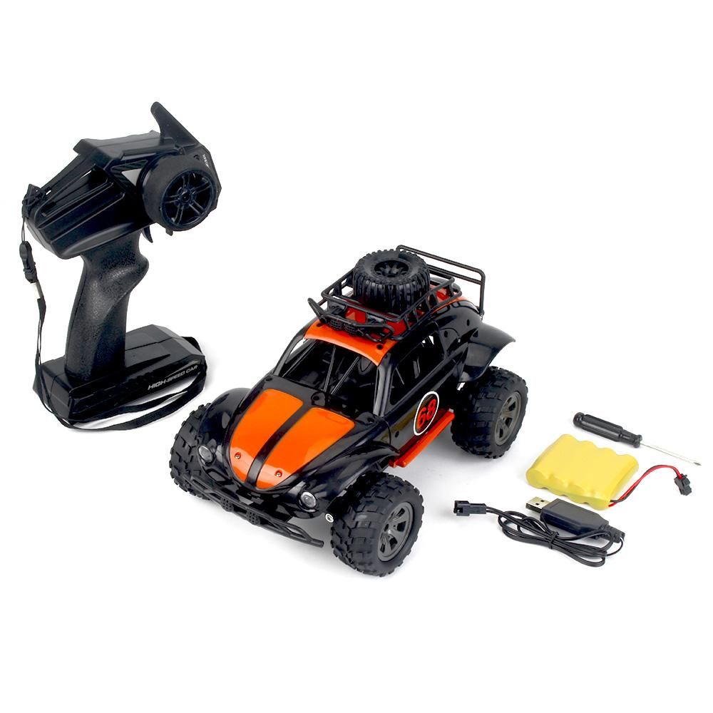KY-1816A RC Truck 2.4G 2WD 1/18 Scale RC Crawler Off-road Truck Infinite Speed RC Car Solid Durable RC Car Toys for Kids Adults RTR