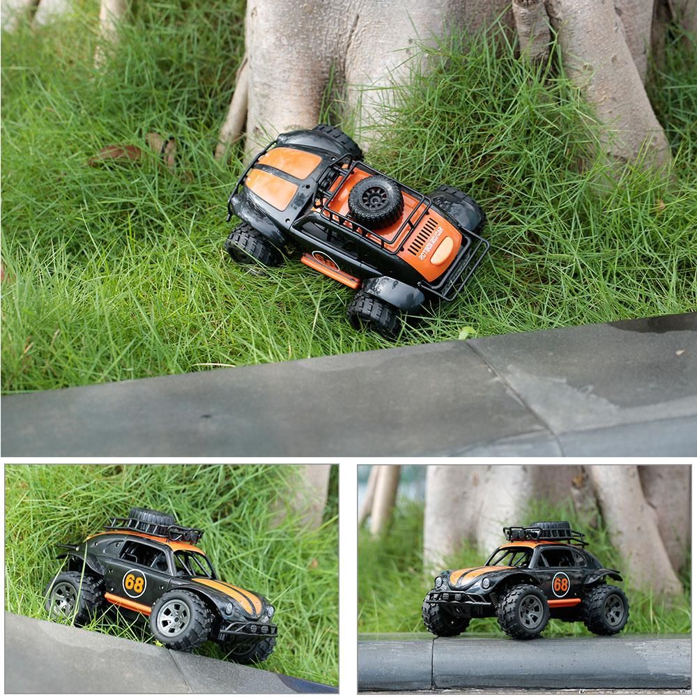 KY-1816A RC Truck 2.4G 2WD 1/18 Scale RC Crawler Off-road Truck Infinite Speed RC Car Solid Durable RC Car Toys for Kids Adults RTR