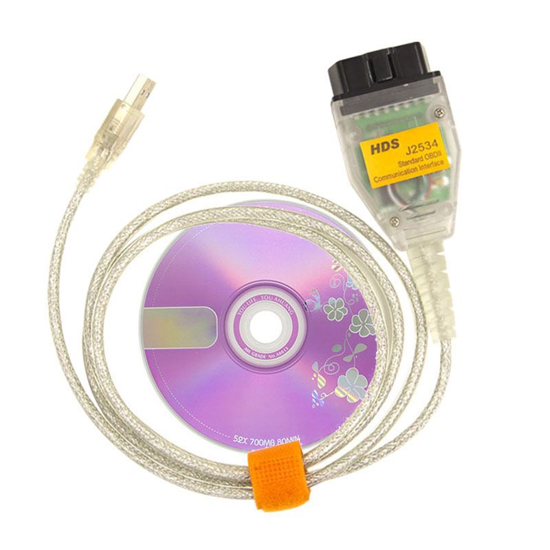 Hds J2534 Usb Cable For Honda Obd2 Mini Vci Interface J2534
