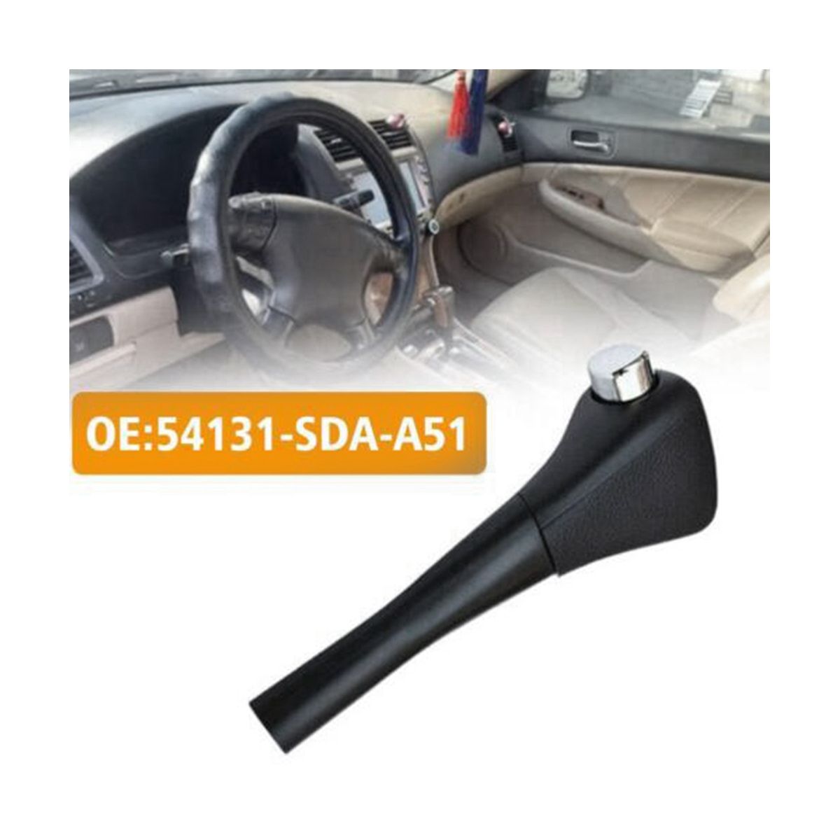 Car Shift Knob Handle with Lever 54131-SDA-A51 for Accord 4 Door Only 2003 2004 2005 Auto Interior Parts