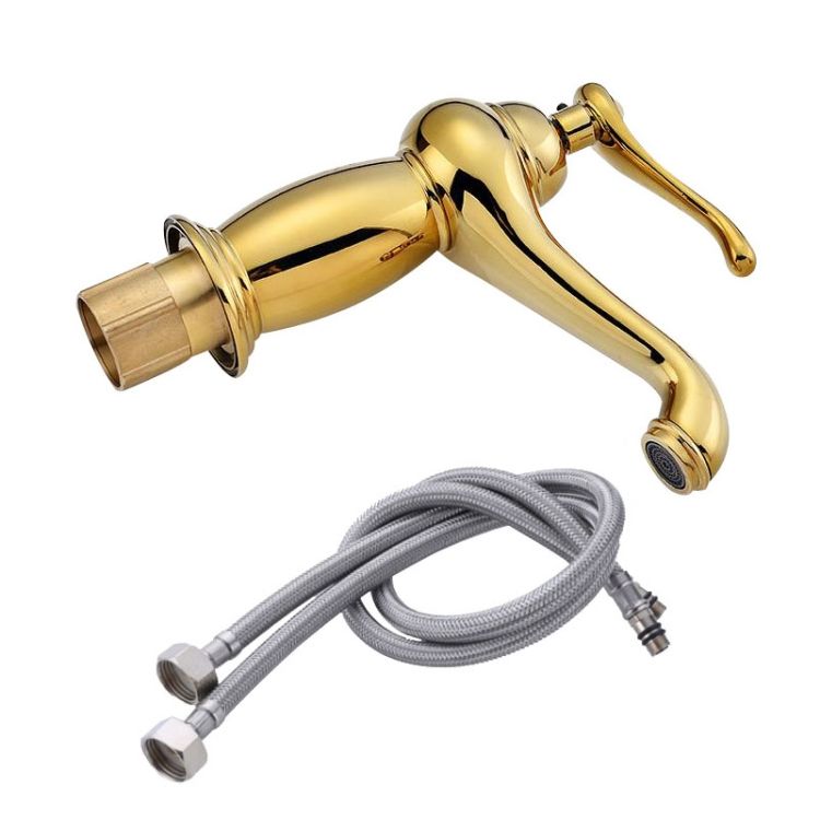 Basin Water Faucet Short Model+Water Inlet Pipe
