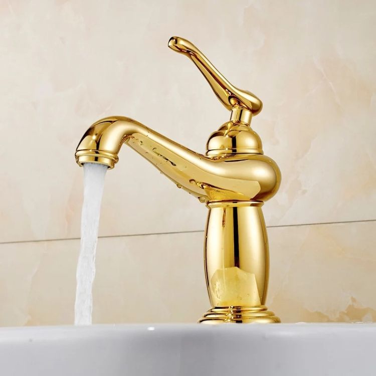 Basin Water Faucet Short Model+Water Inlet Pipe