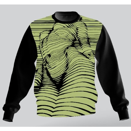 Contour Design Long Sleeeve Polo T-Shirt -2Pieces