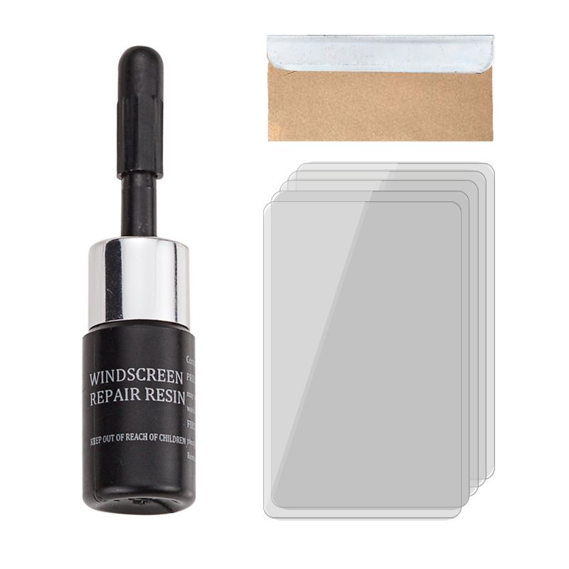 Car Windshield Repair Tool-Black Repair Fluid + Tools