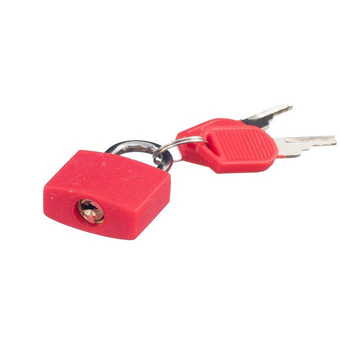 2 Pack Small Padlocks W Two Keys Suitcase Bag  Locks Red And