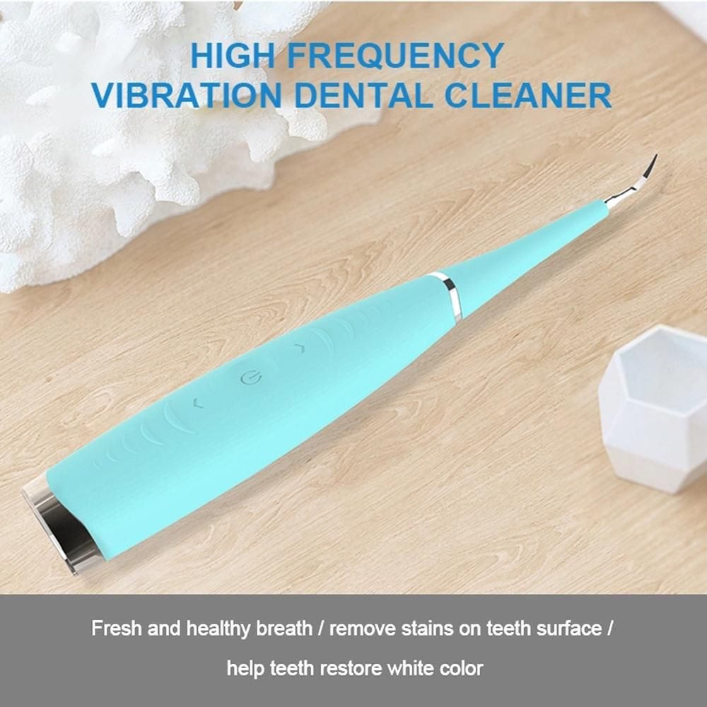 Electric Dental Calculus Remover Tartar Scraper High Frequency Vibration 5 Adjustable Modes