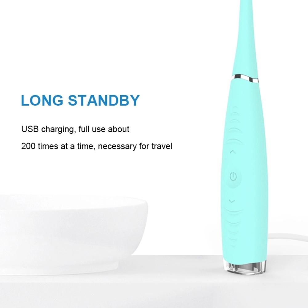 Electric Dental Calculus Remover Tartar Scraper High Frequency Vibration 5 Adjustable Modes