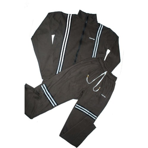 Unisex 2 In 1 Lux Cho Tracksuit Set - Chocolate Brown