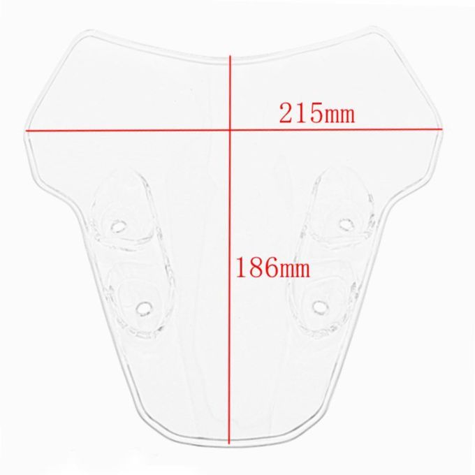 Motorcycle Windshield Wind Shield Fit For Yamaha MT07 MT07 2021 Black