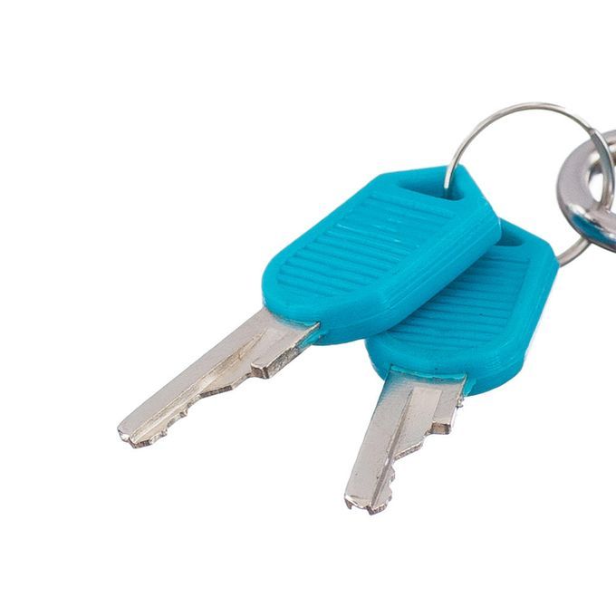 Small 22mm Padlock With Two Keys For Luggage Suitcase Light Blue