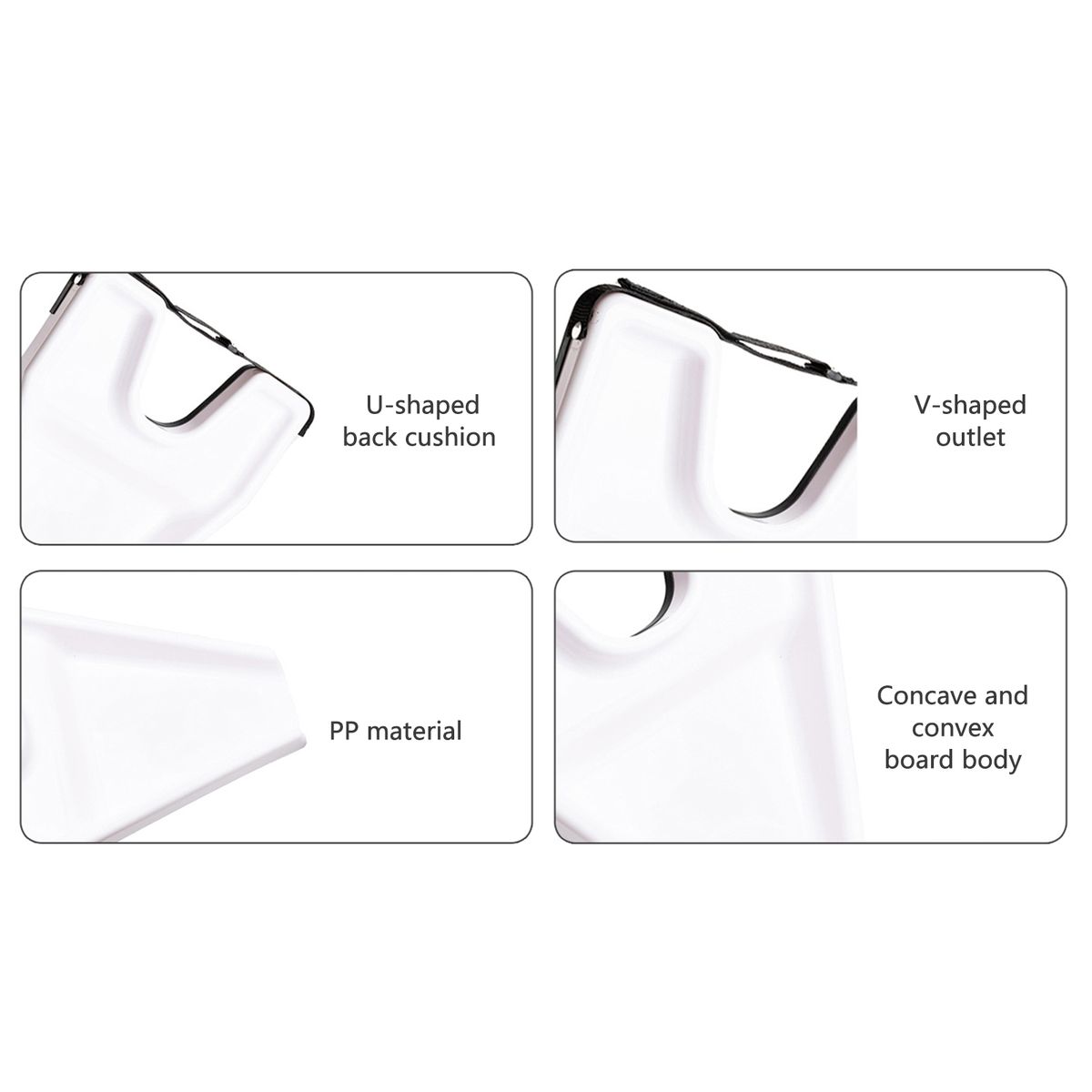 Professional Hair Salon Hair Washing Tray U-shaped Back