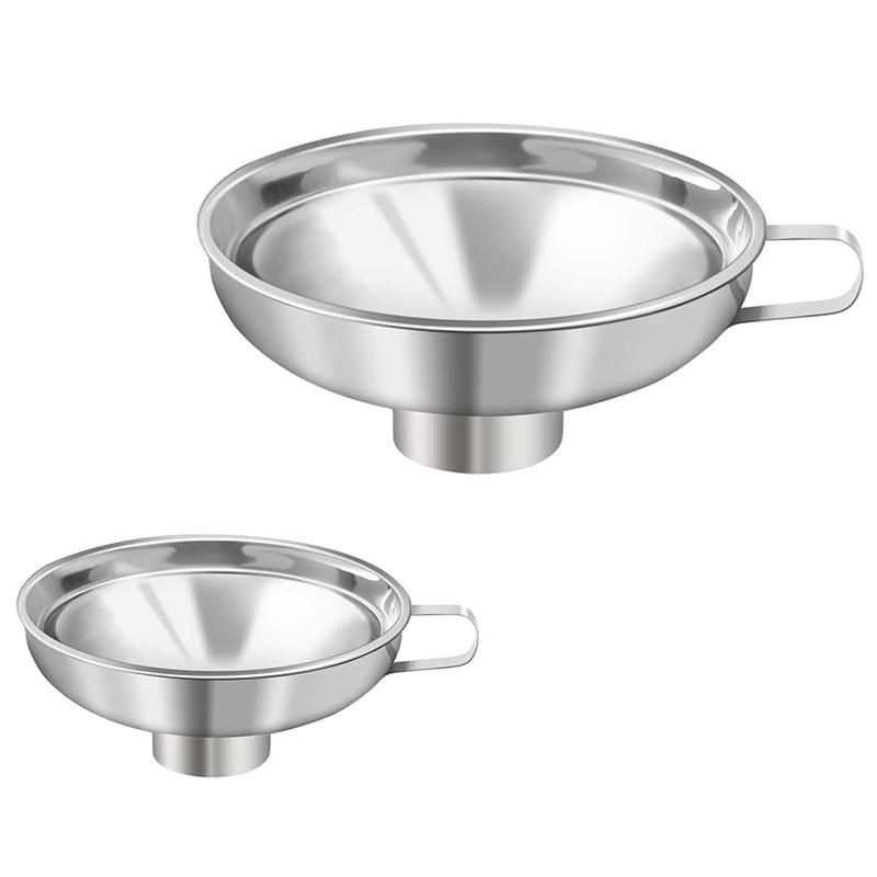2 Pack Mason Jar Funnel Canning Funnel for Wide and Regular